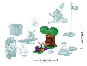 LEGO Super Mario 71440 Set Interactiv cu Luigi si Baby Yoshi Joc Creativ pentru Copii 6 - Img 7