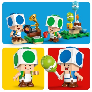 LEGO Super Mario Set Toads Haus 72041 Interactiv cu Figurine si Accesorii - Img 6