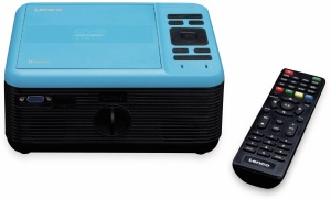 Lenco LPJ-500 - Proiector Bluetooth - Mini proiector - DVD player - 2800 lumeni - 30.000 de ore - Full HD - Bluetooth 5.0-2 x HDMI - USB - SD Port - AV-in - VGA - Albastru - Img 8