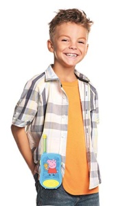Lexibook, Peppa Pig, Talkies-Walkies 200m, Joc de comunicare pentru copii, 2 canale de comunicare, Clema de curea, Alimentat cu baterie, Albastru, TW12PP - Img 9