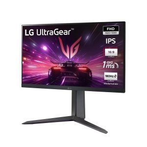 LG Electronics 24GS65F-B AEU Ultrageartm FHD Gaming IPS Monitor 24 6047cm 1920 x 1080 169 1ms GtG 180 Hz HDR10 NVIDIA G-Synctm AMD FreeSynctm - Negru - Img 1