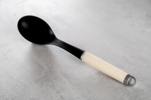 Lingura de bucatarie KitchenAid 34cm rezistenta la caldura otel inoxidabil Almond Creme - Img 5