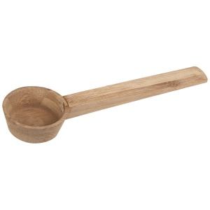 Lingura de dozare cafea Fackelmann din bambus 17 cm maro pentru portii precise