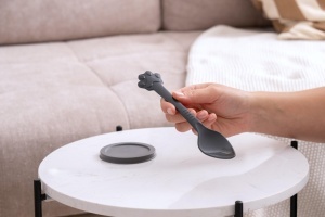 Lingura pentru hrana animale FACKELMANN, plastic, 21 cm, culori sortate - Img 5
