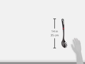 Lingura pentru paste Tefal Ingenio K20602 40 cm rezistenta la temperaturi inalte negru - Img 6