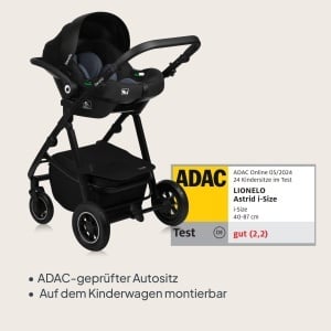 Lionelo Amber Plus 3 in 1 Carucior Multifunctional pentru Copii cu Roti 360deg si Protectie UPF50 - Img 6