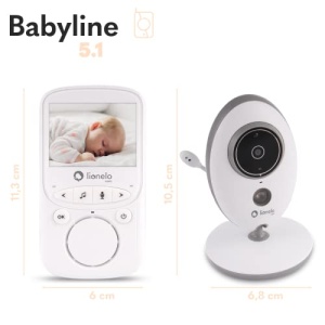 Lionelo Babyline 51 Babyphone cu Camera Comunicare Bidirectionala Mod Noapte - Img 10