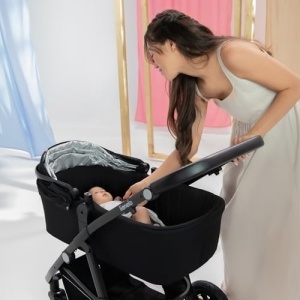Lionelo Bianka Carucior 3 in 1 Pliabil cu Sistem de Calatorie si Roti 360 - Img 14