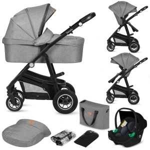 Lionelo Bianka Kinderwagen 3 in 1 Sistem de calatorie pliabil cu amortizoare si accesorii