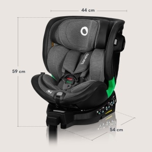 Lionelo Harmony I-Size Scaun Auto Rotativ 360deg cu ISOFIX Reglabil Protectie Laterala - Img 9