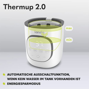 LIONELO Thermup 20 Incalzitor de biberoane 5 in 1 Reincalzirea lichidelor si a alimentelor pentru bebelusi sterilizare dezghetare Incalzitor de bibero - Img 4