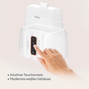 Lionelo Thermup Duo Incalzitor Electric Biberoane 6-in-1 Cu Touch Panel BPA-Free - Img 9