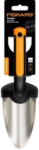 Lopatica de gradina Fiskars Premium, 28 cm, otel inoxidabil, negruoranj - Img 11