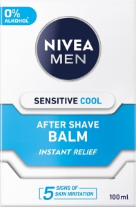Lotiune after shave NIVEA MEN Sensitive Cool 100 ml, efect racoritor, 0 alcool