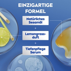 Lotiune Corporala NIVEA Lemongrass Pflege, 400 ml, 72h Hidratanta, cu Ulei de Susan - Img 4