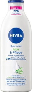 Lotiune pentru corp NIVEA Aloe Pflege, 400 ml, cu Hyaluron si Aloe Vera