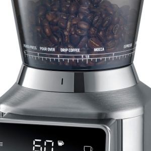 M grinder de cafea CASO BaristaChef Inox Pro, putere 180W, inox, 34 setari de macinare - Img 6