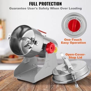 M Grinder Electrica VEVOR HC-500Y 500g 2000W din Otel Inoxidabil - Img 5