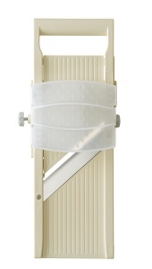 Mandolina Japonese HENDI Shogun, 3 lame interschimbabile, ABS, inox, bej - Img 2