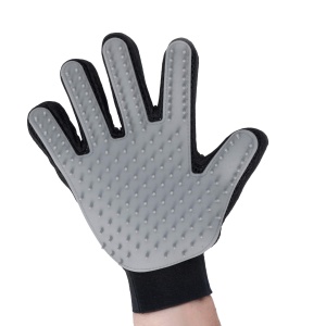 Manusa de Curatare InnovaGoods, 2-in-1 pentru Pisici si Caini, Flexibila, Gri