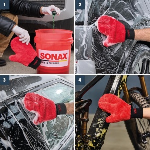 Manusa de spalat SONAX Microfaser, 1 bucata, rezistenta, ergonomica - Img 6