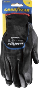 Manusi de Protectie Goodyear, Spandex si Nitril, Marimea 10, Negre - Img 3
