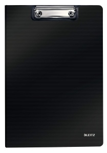 Mapa de scris Leitz, A4, Neagra, Polyfoam, Design Solid