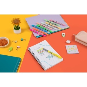 Marker neon BIC Highlighter Grip Decor, 10 culori, cu grip din cauciuc - Img 10