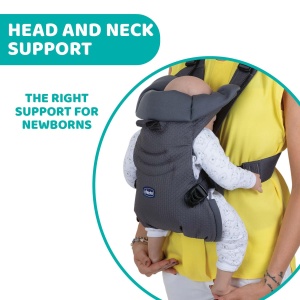 Marsupiu ergonomic Chicco EasyFit pentru nou-nascuti si copii suport cap si gat pana la 9 kg - Img 7