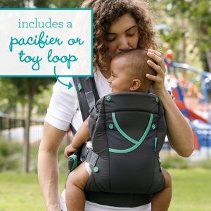 Marsupiu Infantino Carry On Active Gri Ergonomic Cu Buzunare Multiple - Img 7