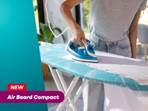 Masa de calcat Leifheit Air Board M Compact, 120x38cm, ultralight, inaltime ajustabila - Img 4