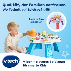 Masa de Joaca Interactiva VTech Baby Entdeckertisch pentru 12-36 luni, cu Activitati Educative - Img 6