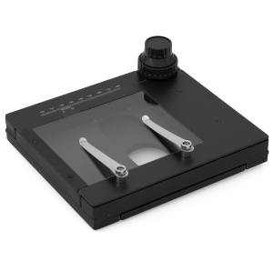 Masa de pozitionare Bresser pentru microscoape stereo, 95 mm, miscari X-Y, Nonius - Img 2