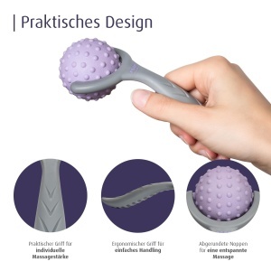 Masaj Roller Reer pentru Sarcina, Ergonomic, Culoare Lila - Img 3