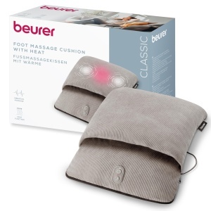 Masajer pentru picioare Beurer FM 28, 2-in-1, cu caldura si vibratii, gri