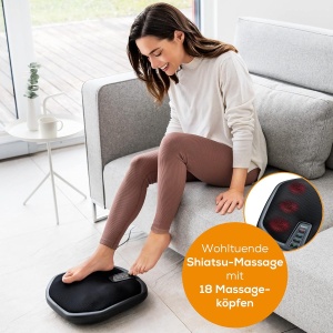 Masajer Shiatsu Beurer FM 70 pentru Picioare si Spate, 18 Capete de Masaj, Functie de Calorifer - Img 4
