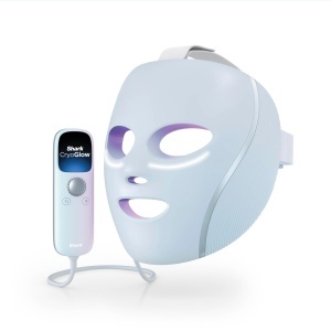 Masca LED pentru fata Shark CryoGlow FW312EU, cu racire oculara, rosu si albastru, USB-C