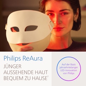 Masca LED Philips ReAura LTM710000 3-in-1, 3 Moduri, Flexibila - Img 2