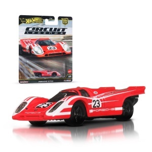 Masina de colectie Hot Wheels Premium Porsche 917K 164 cu roti Real Riders