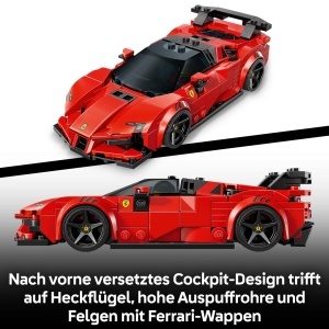 Masina de construit LEGO Ferrari SF90 XX Stradale, 339 piese, cu minifigurina - Img 4