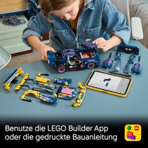 Masina de construit LEGO Technic Ford Mustang GT - 973 piese, model personalizabil - Img 6