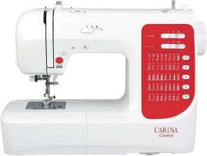 Masina de cusut Carina Comfort 40 programe cusut Alb-Rosu LED