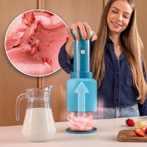 Masina de Facut Inghetata Cecotec Gelatec EasyMove, 5 Programe, 3x260 ml - Img 4