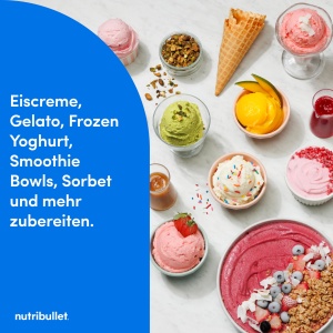 Masina de Facut Inghetata Nutribullet Chill, 1.35 kg, 5 Programe Automate, Alb - Img 3