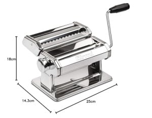 Masina de Facut Paste Girmi IM90, 9 Setari, Rola din Aluminiu 15 cm - Img 7