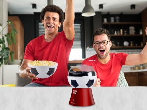 Masina de facut popcorn Beper P101CUD051, editie fotbal, 270 ml, fara ulei - Img 8