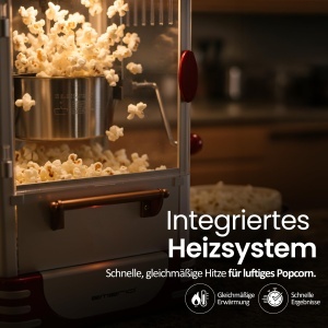 Masina de facut popcorn Emerio POM-120650, 360W, recipient antiaderent - Img 3