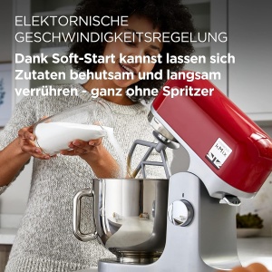 Masina de Gatit Kenwood kMix KMX750RD, 5L, 1000W, Metal, Rosu - Img 8