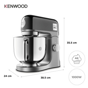 Masina de Gatit Kenwood kMix KMX760BC, 5 l, 1000 W, Metal, Anthrazit - Img 3