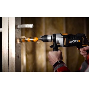 Masina de gaurit cu percutie WORX WX318, 810W, reglare viteza, accesorii incluse - Img 2